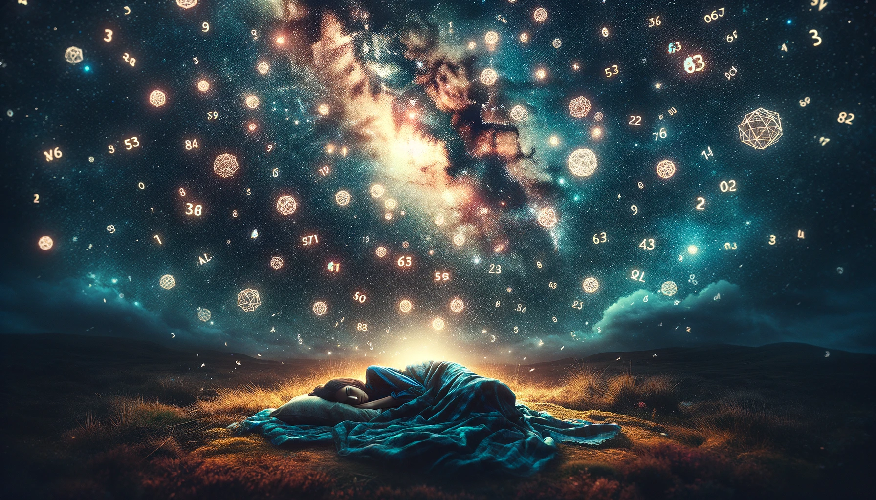 interpretación de sueños y números de la fortuna bajo un cielo estrellado