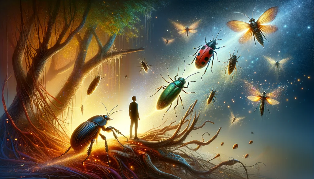 interpretación positiva de insectos en sueños
