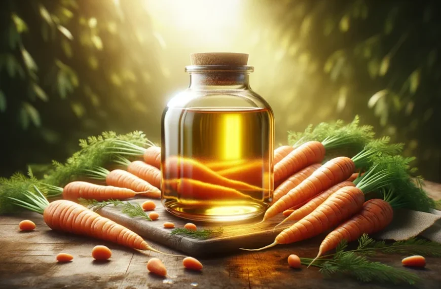 extracción natural del aceite de semilla de zanahoria