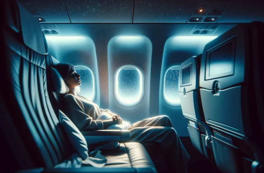 comodidad para dormir en vuelos nocturnos