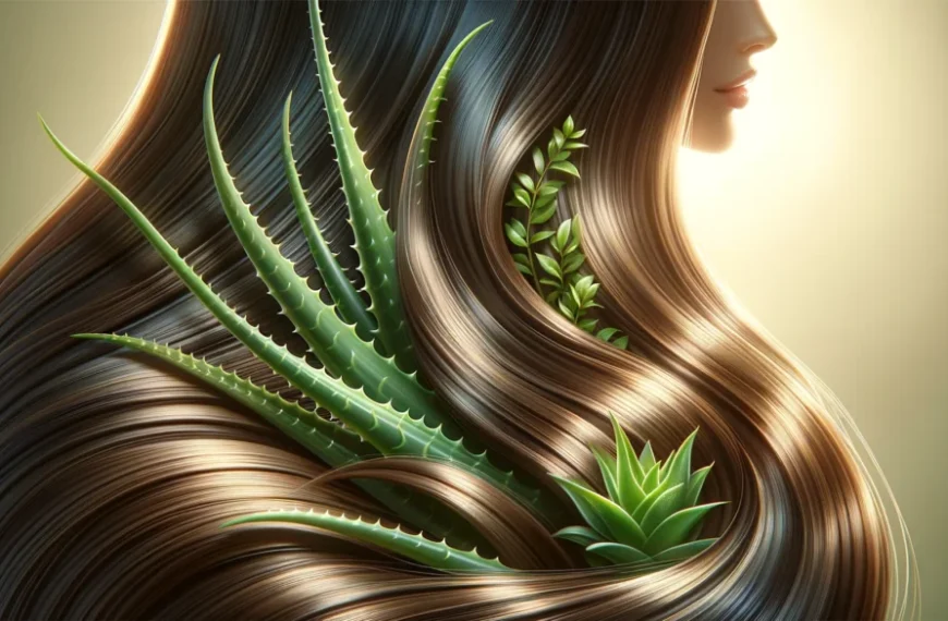 cabello saludable con aloe vera