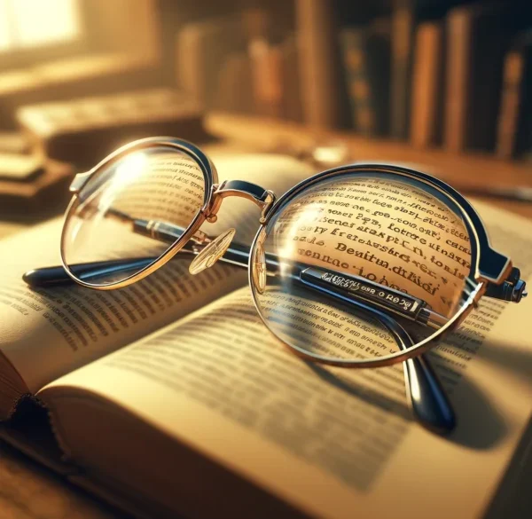cómo las gafas ayudan a ver claramente de cerca