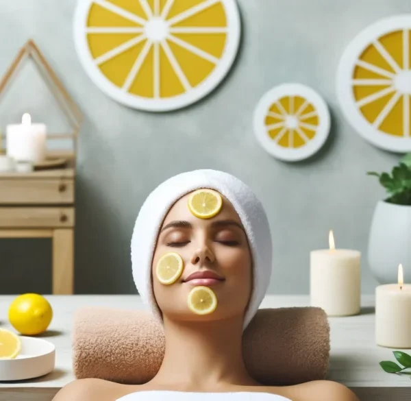 Limpieza facial profunda con limón