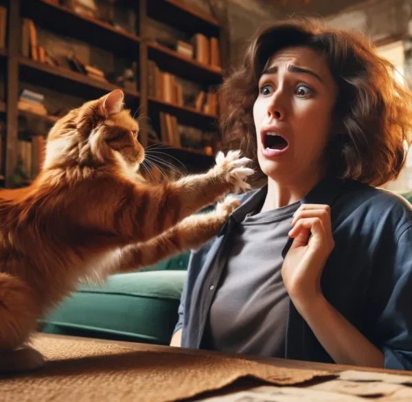 Un Momento de Impacto entre Dueña y Mascota
