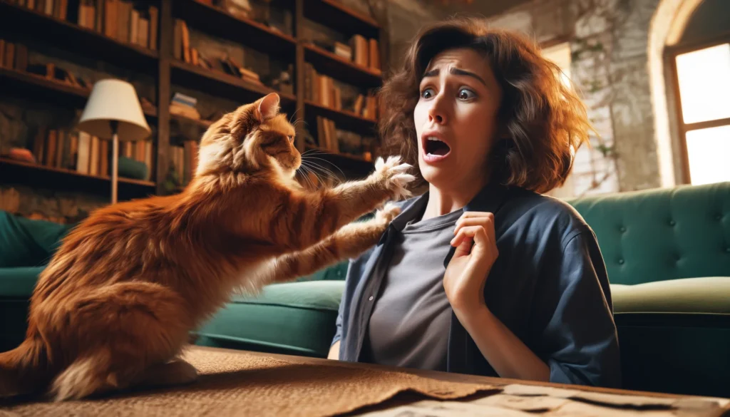 Un Momento de Impacto entre Dueña y Mascota