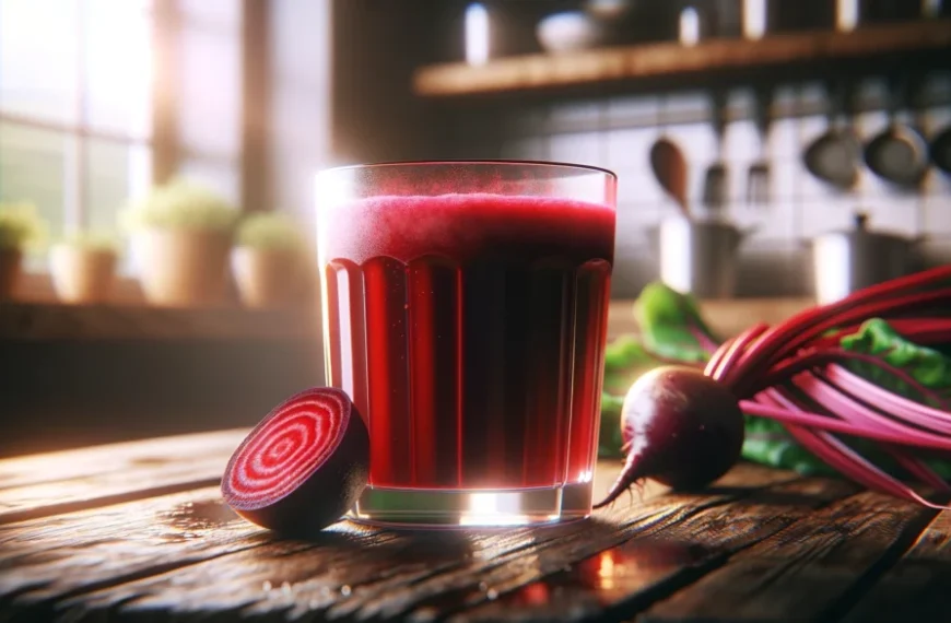 Zumo de remolacha para purificar la sangre naturalmente
